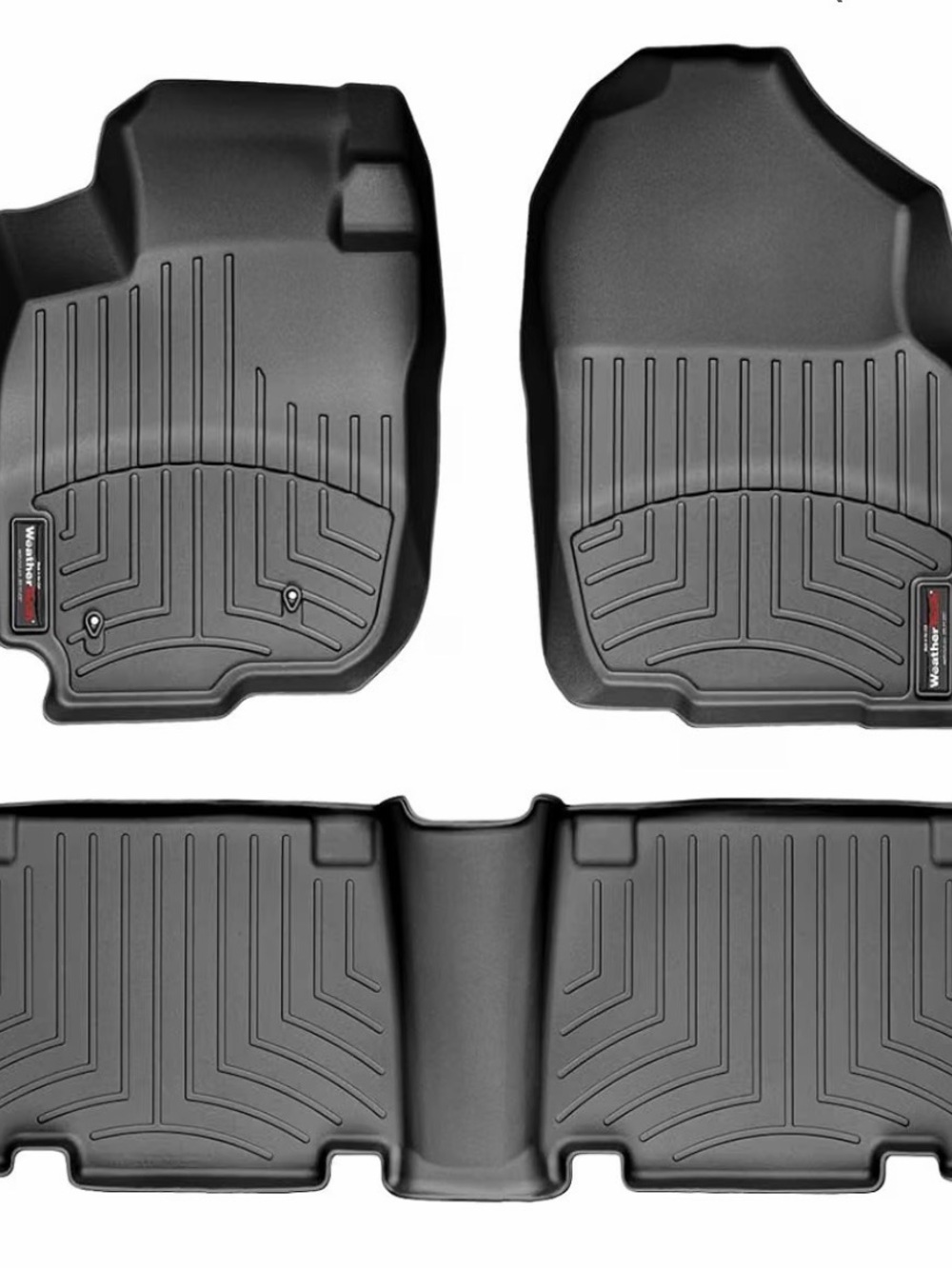 All-Weather Black Floor Liners - Heavy-Duty Protection
